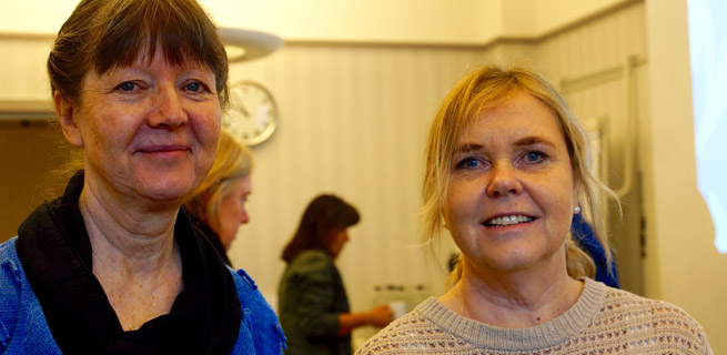 Bild på Merike Hansson och Ingela Furenbäck